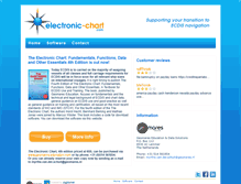 Tablet Screenshot of electronic-chart.com